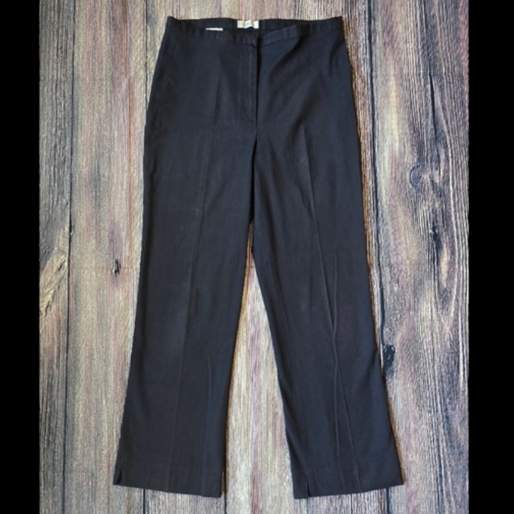 Gunex by Brunello Cucinelli Textured Navy Slim Leg Ankle Pants